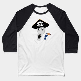 Zombie pirate Baseball T-Shirt
